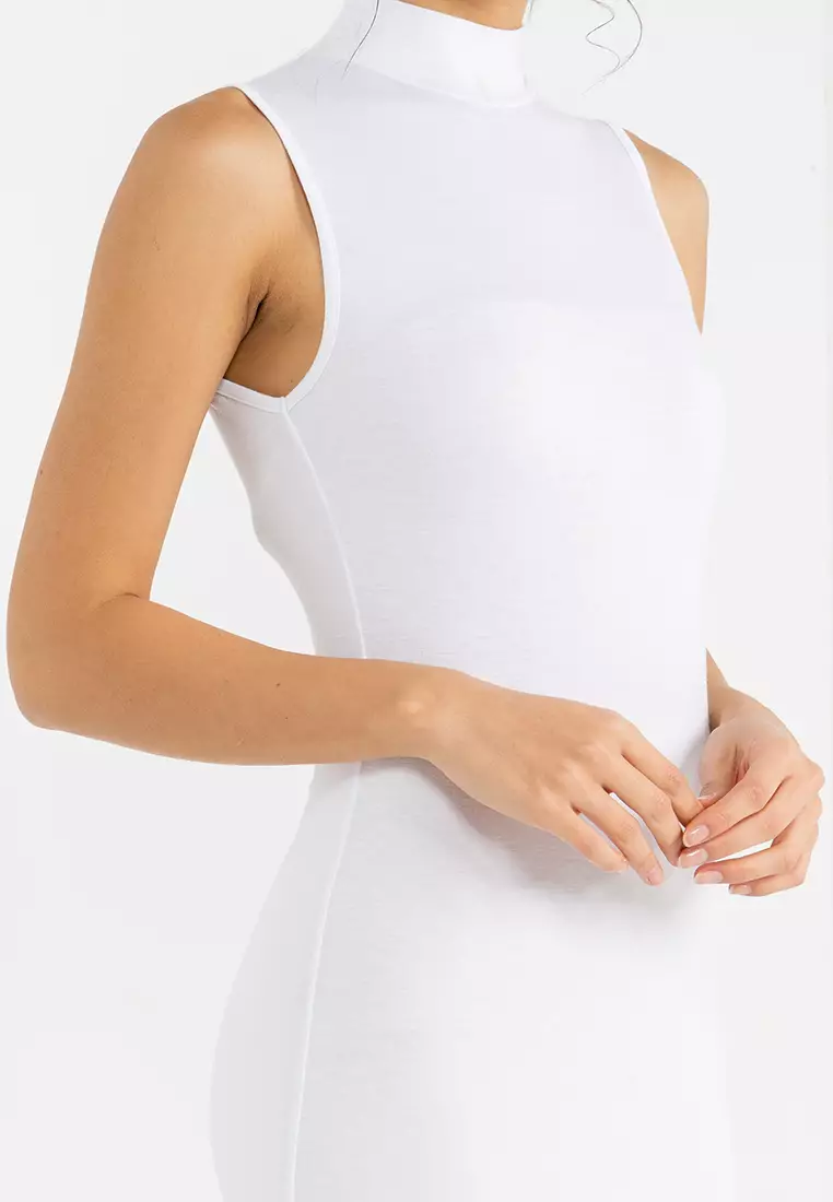 Turtleneck Sleeveless Inner Dress