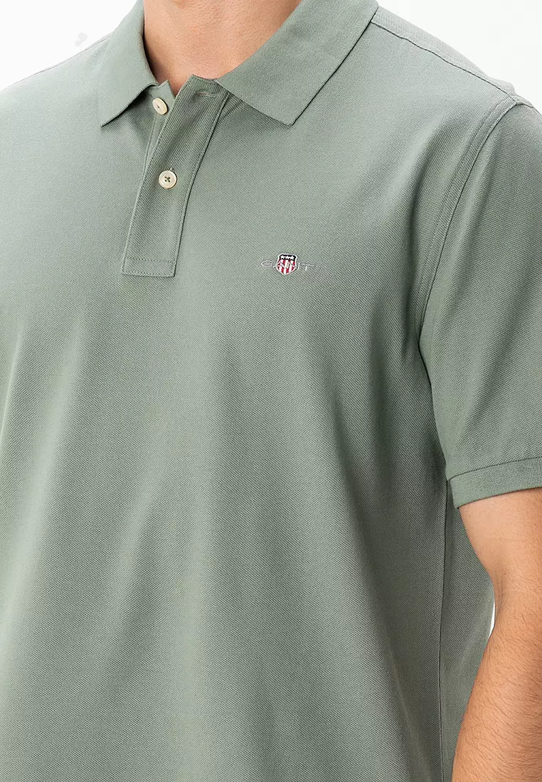 Regular Fit Shield Piqué Polo Shirt