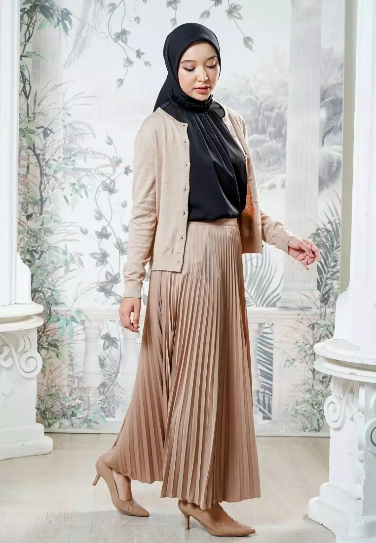 CELY Blouse Sleeveless Black - Atasan Wanita Wudhu Friendly - Bahan Soft Polyester