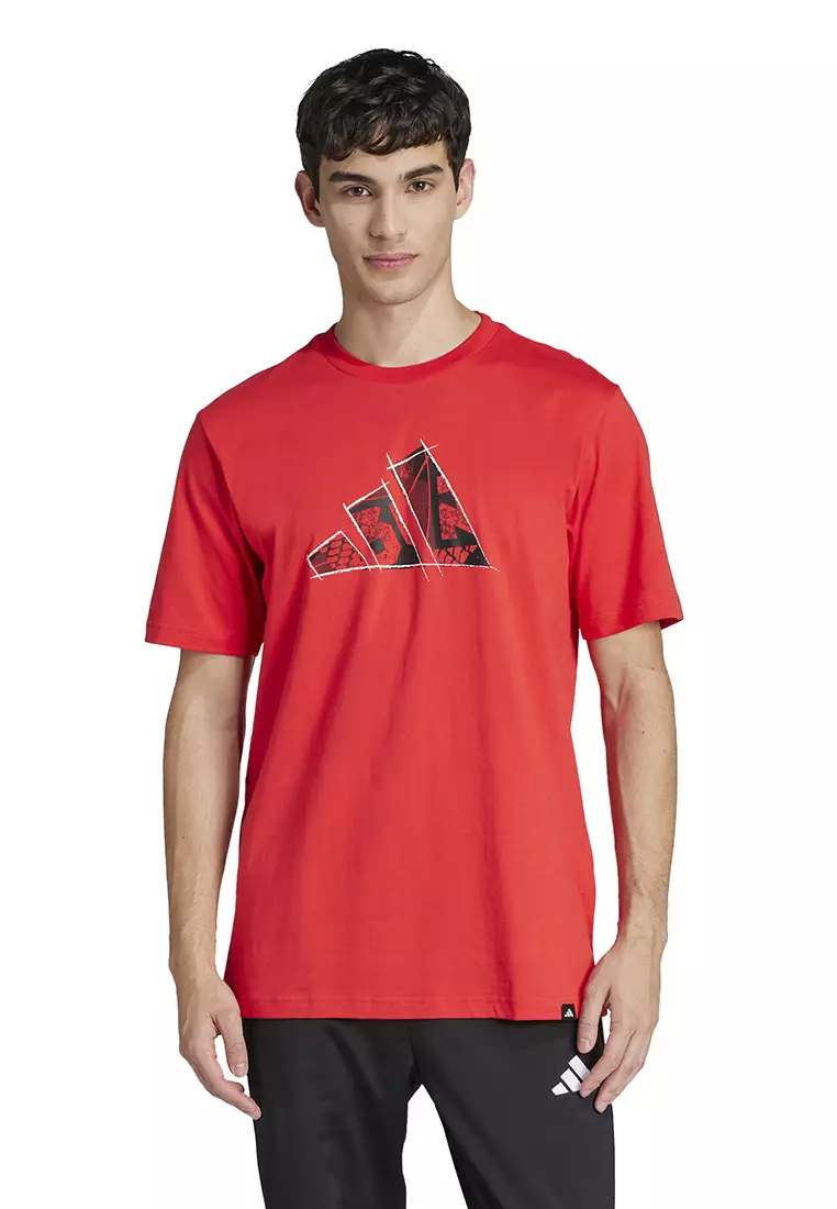 Adidas Graphic Shirt Logo Graphic Tee