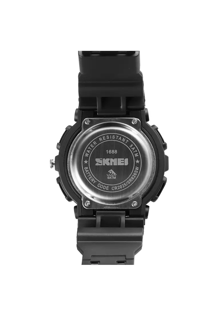 Jam Tangan Analog Digital Sporty Pria 1688 Water Resistant ORIGINAL