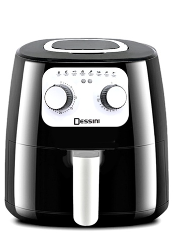 DESSINI 【ORIGINAL】 DESSINI ITALY 4.8L Electric Air Fryer Timer Oven Cooker Non-Stick Fry Roast Grill Bake Machine 0B11DES35E6626GS_1
