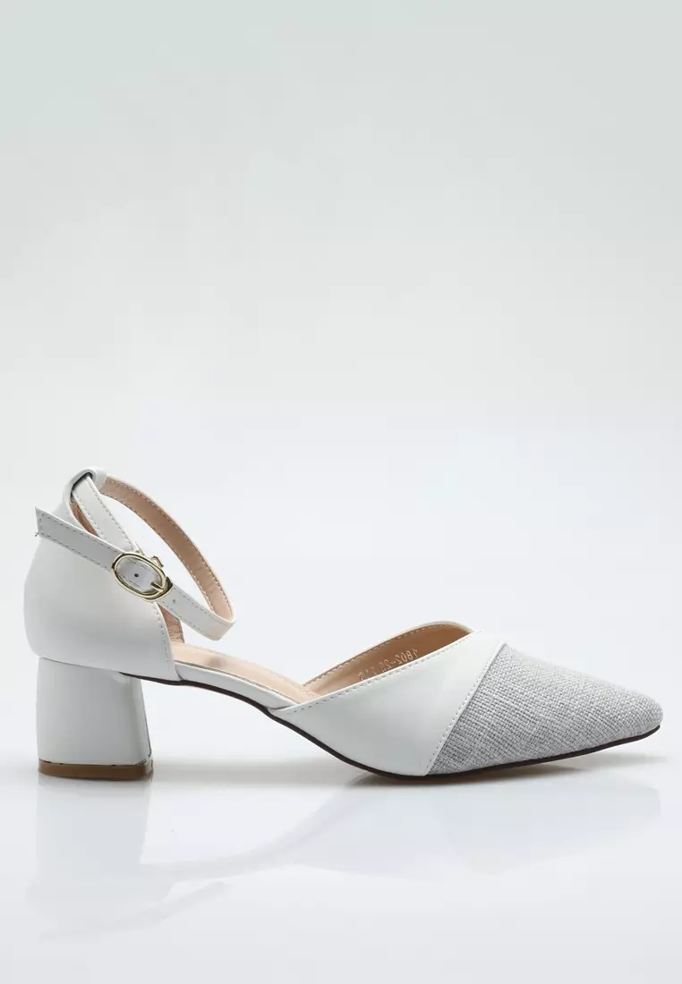 Color Matching Strap Mid Heel TH1802-25