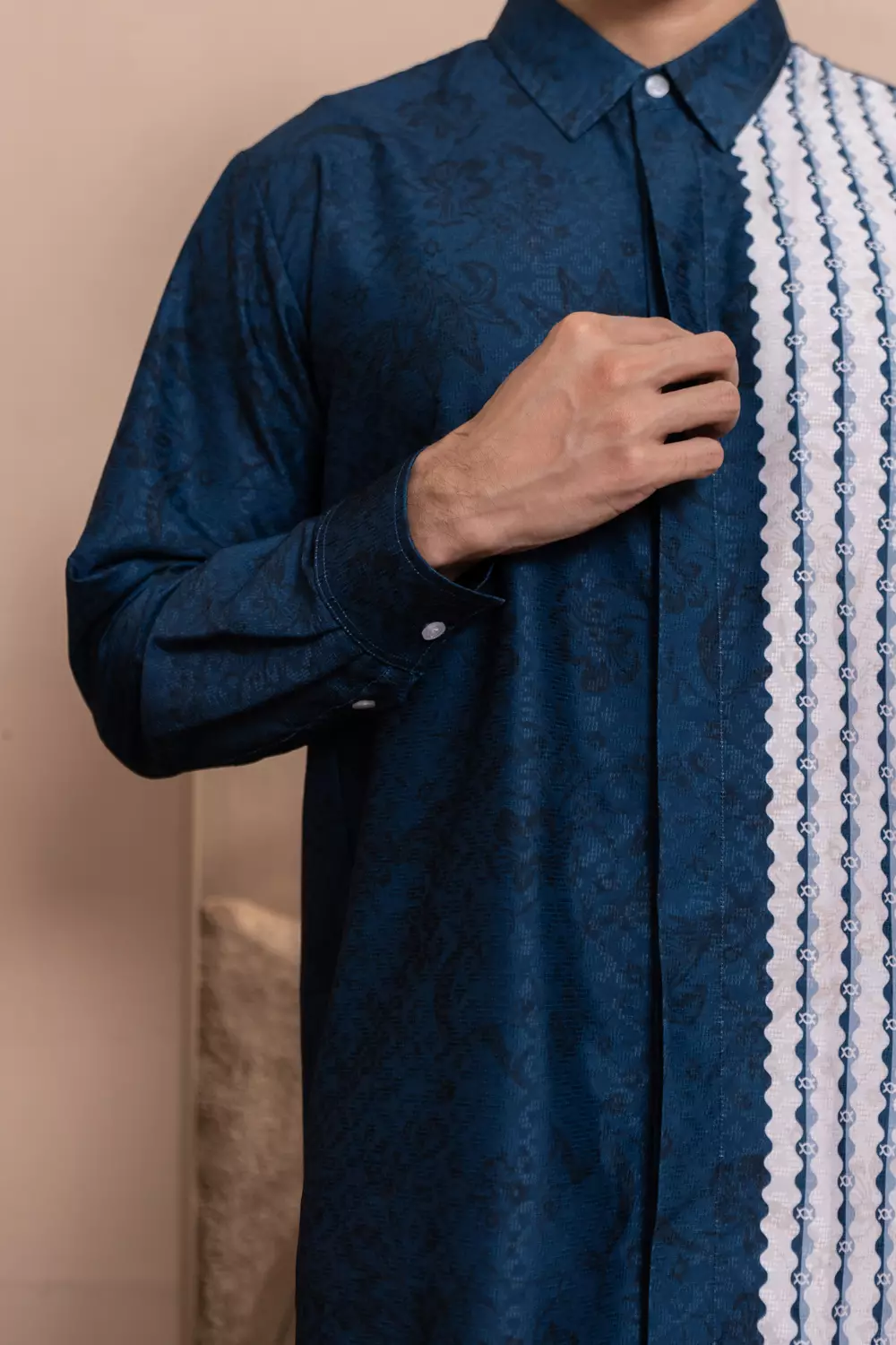 Klamby - Semantik Long Shirt Men Ancient Blue