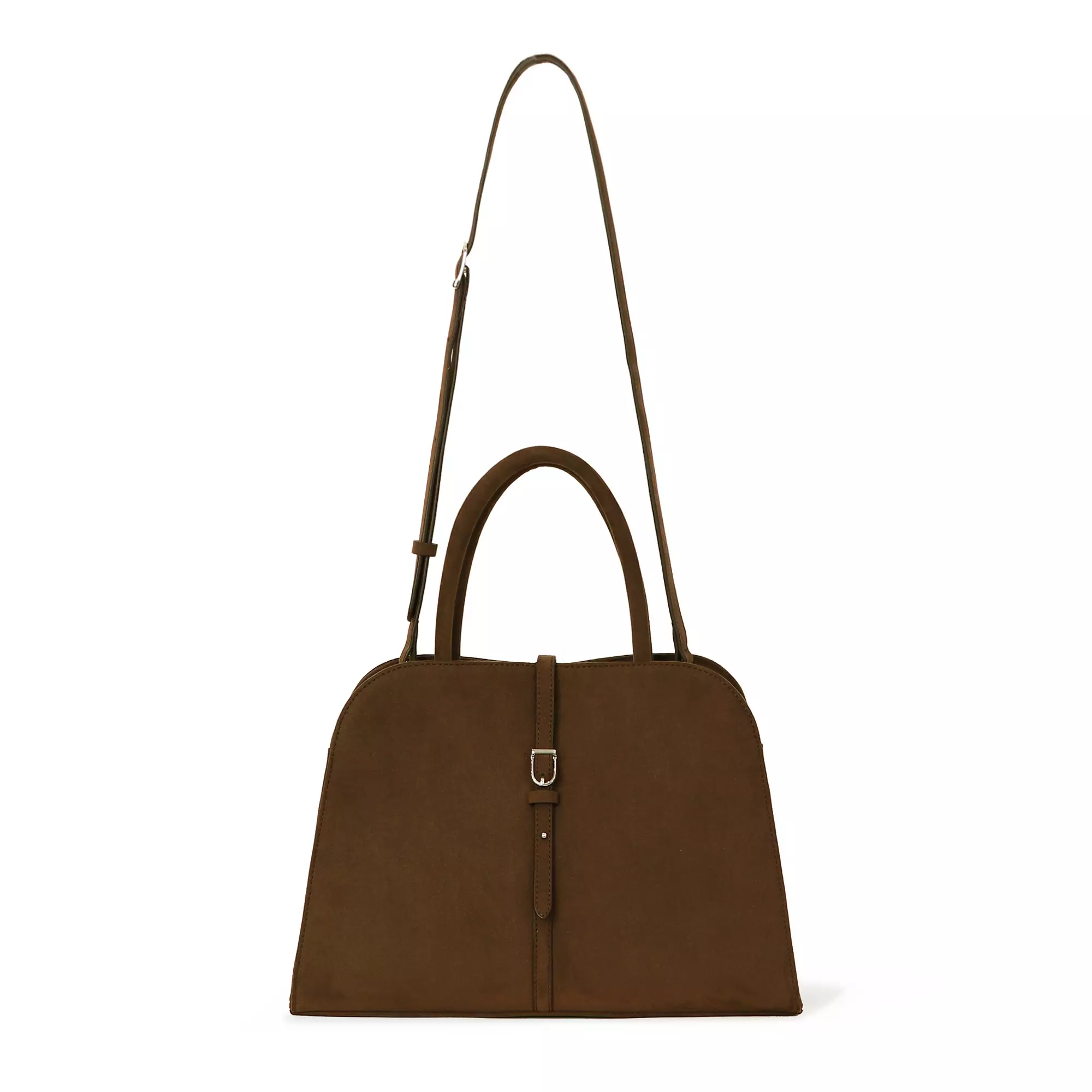 Tas Monorow - Blanc Suede Large - Official Bobo Tokyo