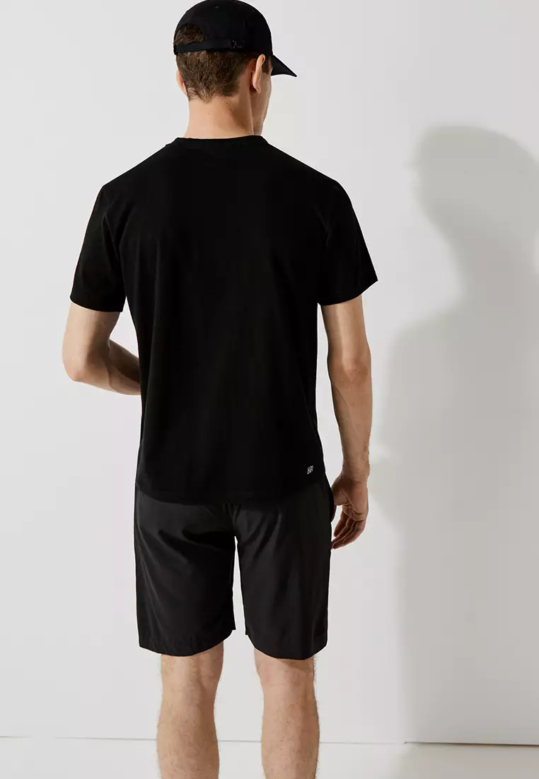 Men’s LacSport Crew Neck Breathable CottonBlend Tshirt