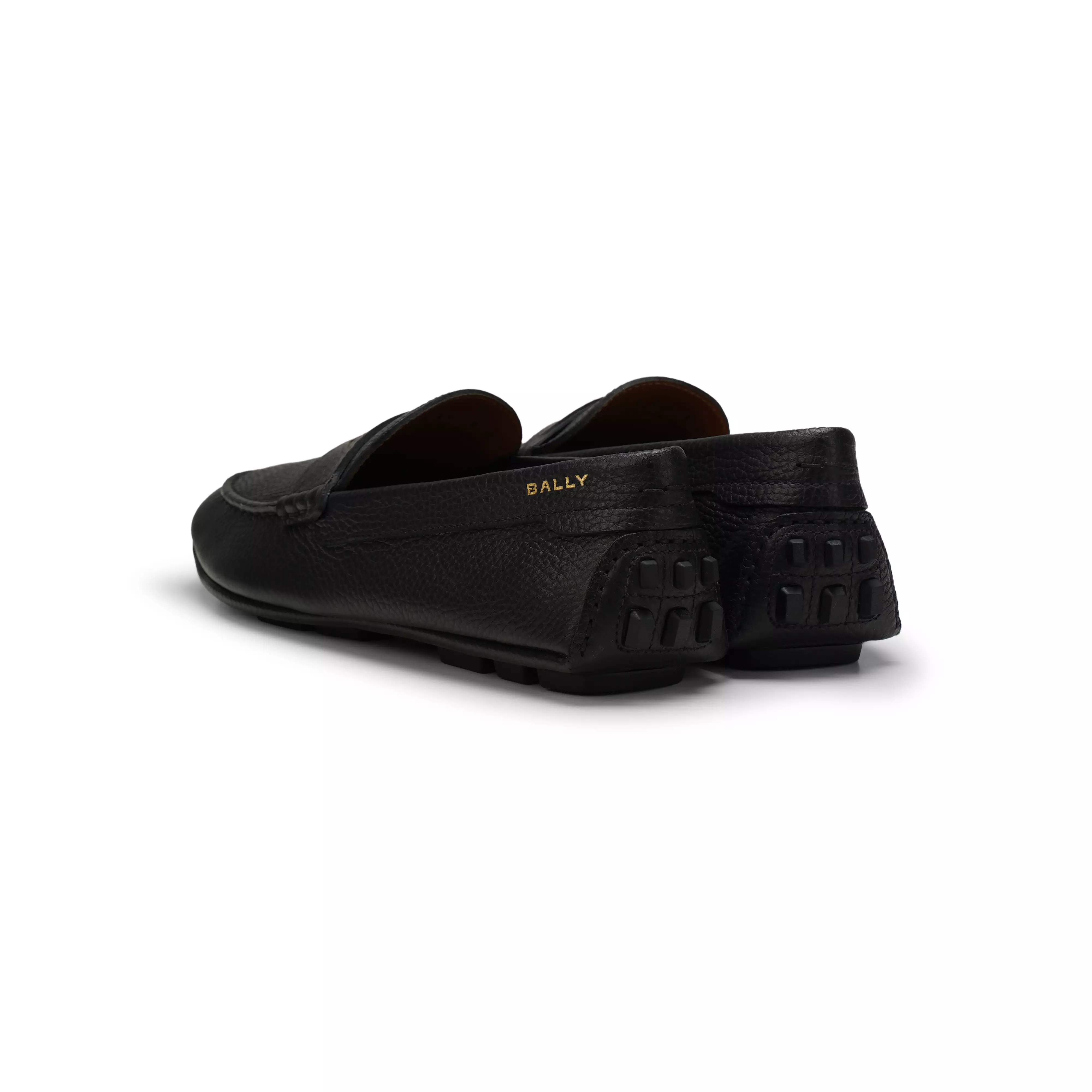 Bally Kelys-U Grained Leather Loafers - Black