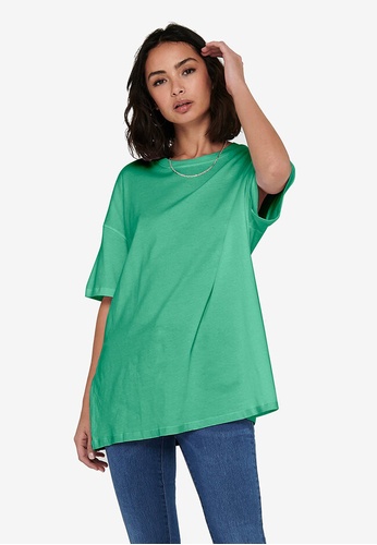 ONLY green Aya Life Oversized T-Shirt 59482AA10C54F8GS_1