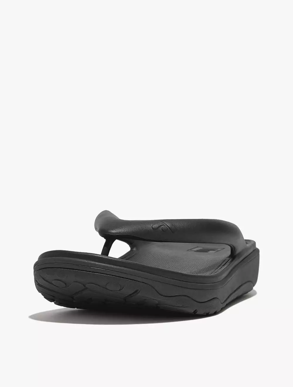 Fitflop Relieff Recovery Toe-Post Sandals- Black