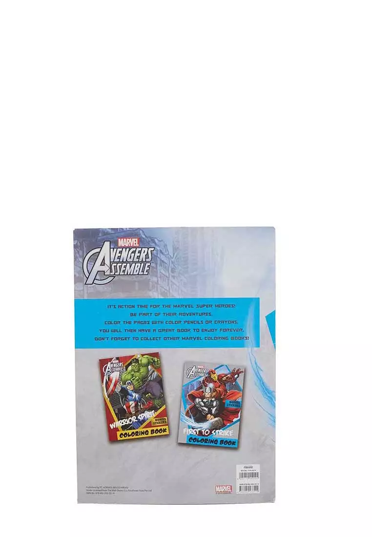 Jual Disney The Avengers Coloring Book L (First To Strike) Original