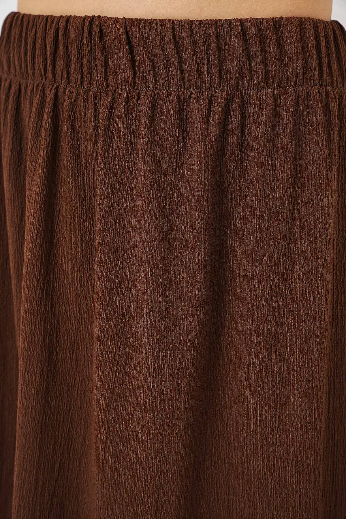 1886 Long Knitted Skirt - Brown