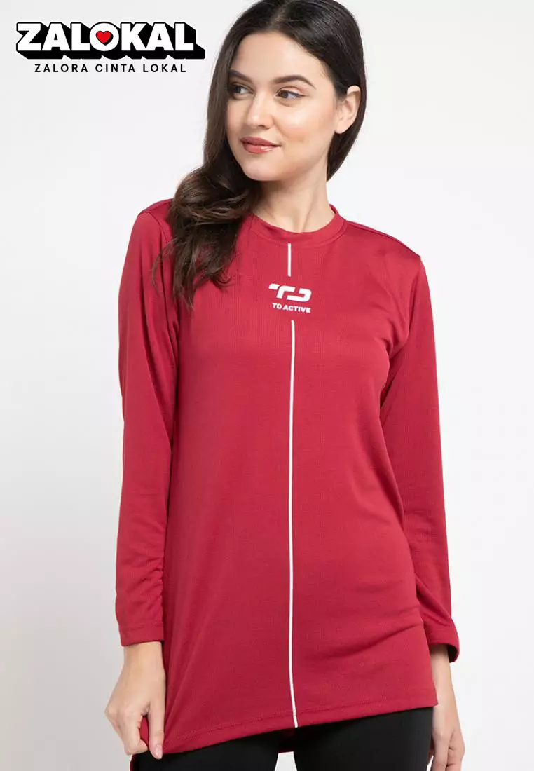 Td Active LS045 Sport mls raglan td active kaos