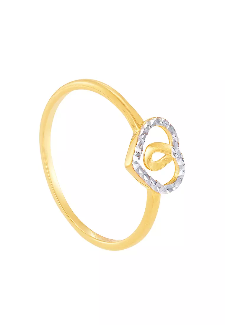 HABIB Oro Italia 916 Yellow and White Gold Ring GR49100123(YW)-BI