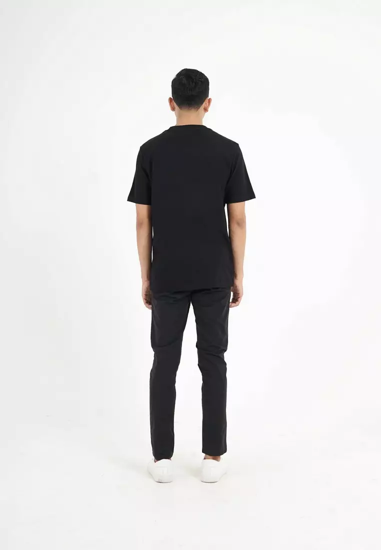 Greenlight Men's T-Shirt Short Sleeve Regular Fit Cotton Logo Script Adhara 201124