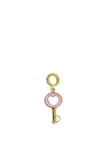 TOMEI gold [TOMEI Online Exclusive] The Giving Key of Love 2-Way Charm, Yellow Gold 916 (TM-ABIT089-HG-EC) (1.22G) 629FBAC97A2D6BGS_1