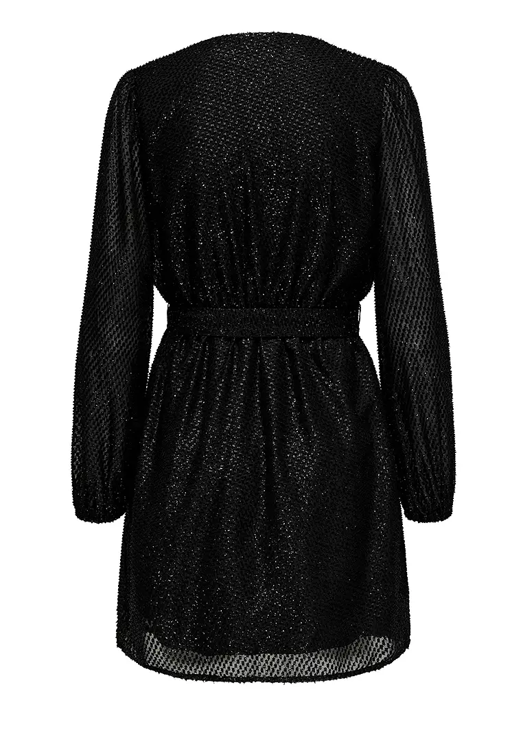 Roxy V-Neck Wrap Dress