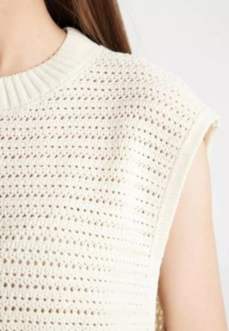 Relax Fit Crew Neck Knitted Sweater