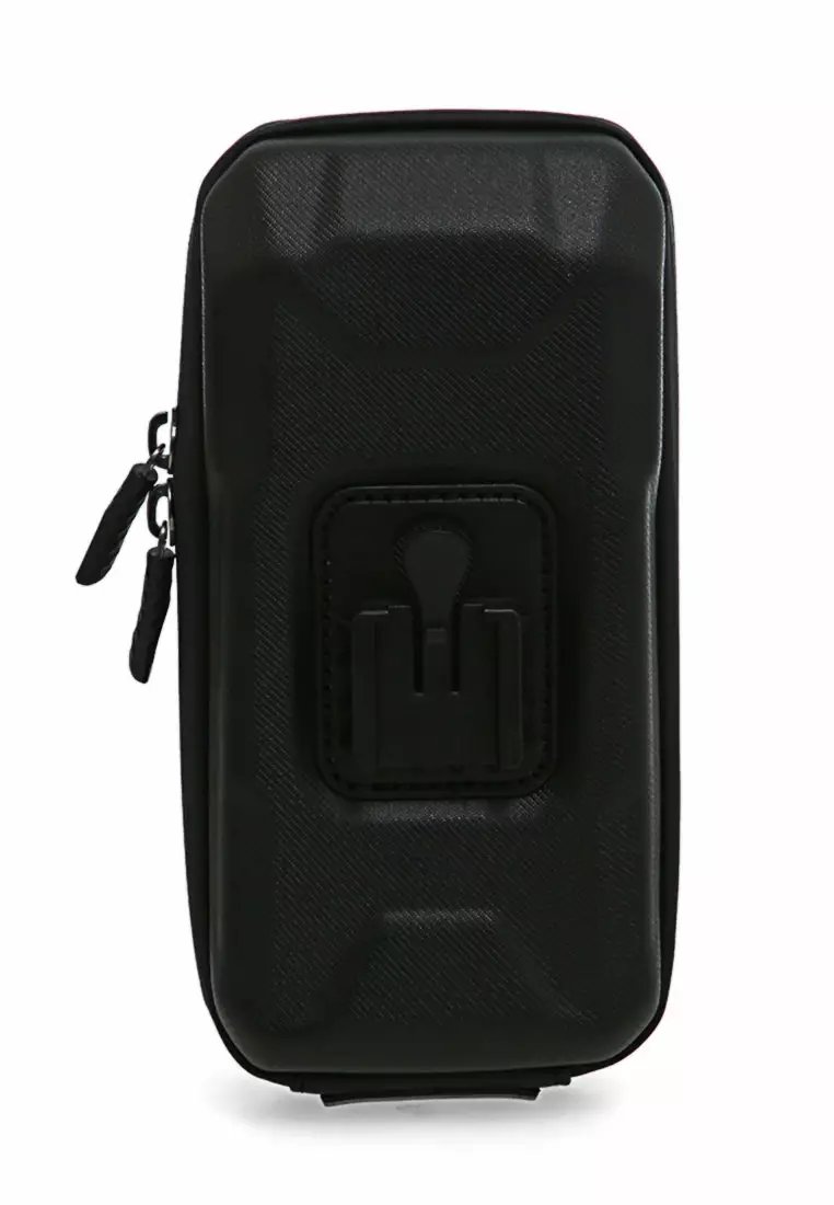 Qian Tas Sepeda Smartphone Case Handlebar Waterproof 0.5L Bicycle Bag Material EVA ORIGINAL - Black