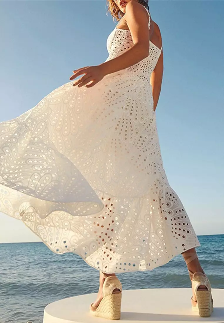 2025 New Printed Sling Style Dress CA24032623W