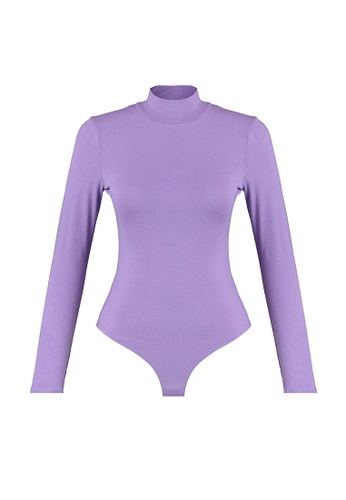 Buy Trendyol Turtleneck Bodysuit 2023 Online | ZALORA Singapore