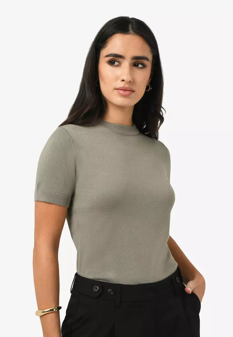 Catherine Short Sleeve Knit