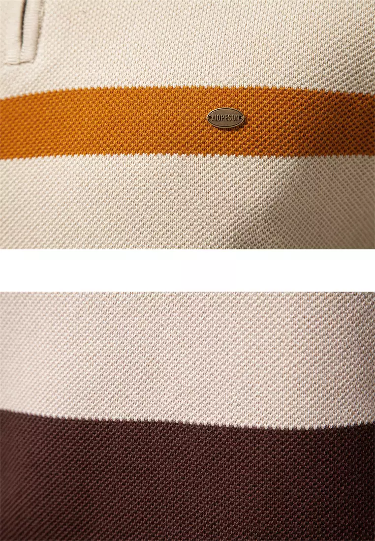 Contrast Stand Collar Knitwear AX-SW135