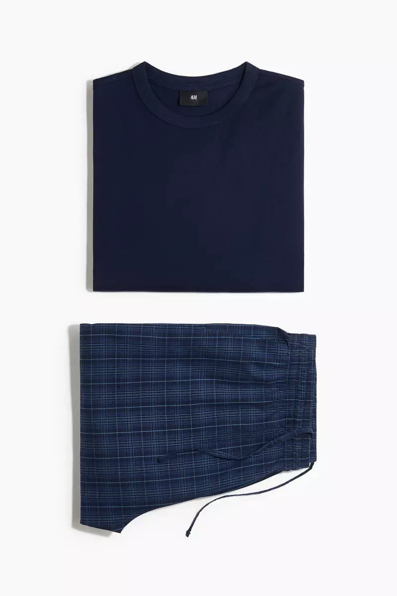 2-piece cotton loungewear set