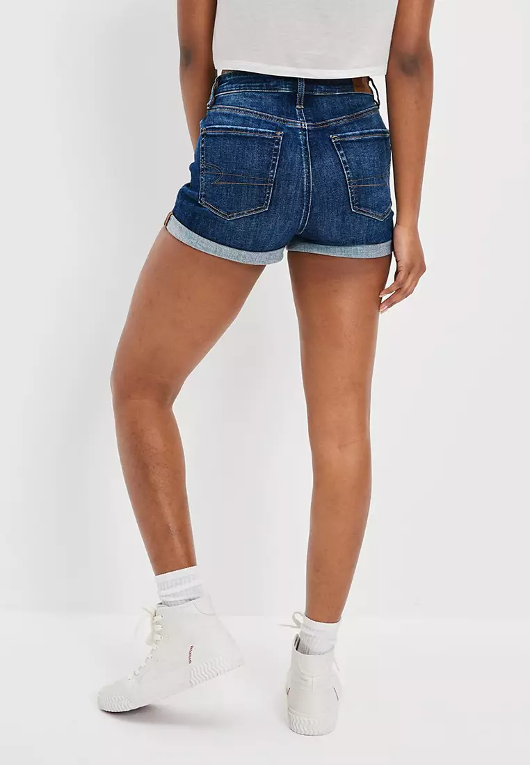 White jean shorts hot sale american eagle