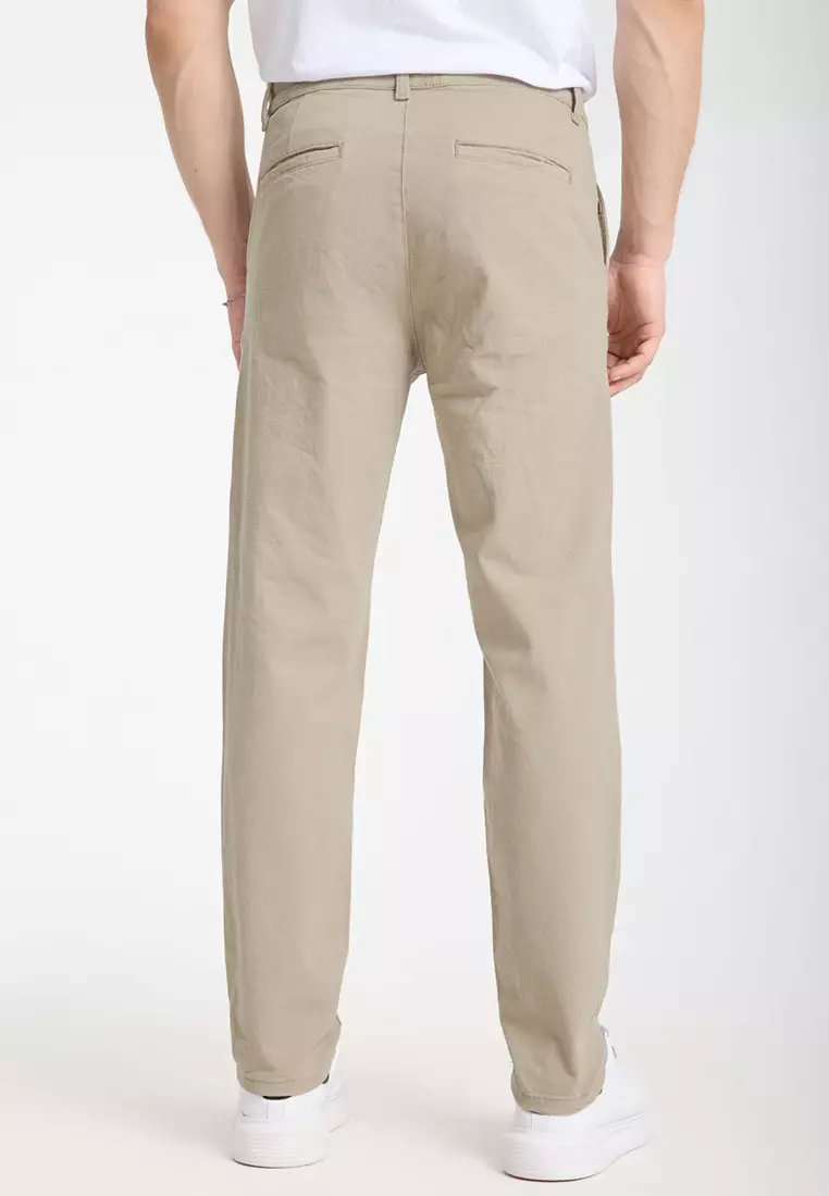 Buy Trendyol Taş Regular Fit Basic Chino Flexible Gabardine