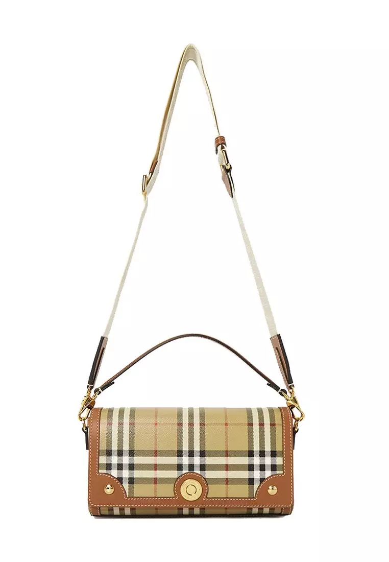 Top Handle Note Crossbody Bag in Briar Brown