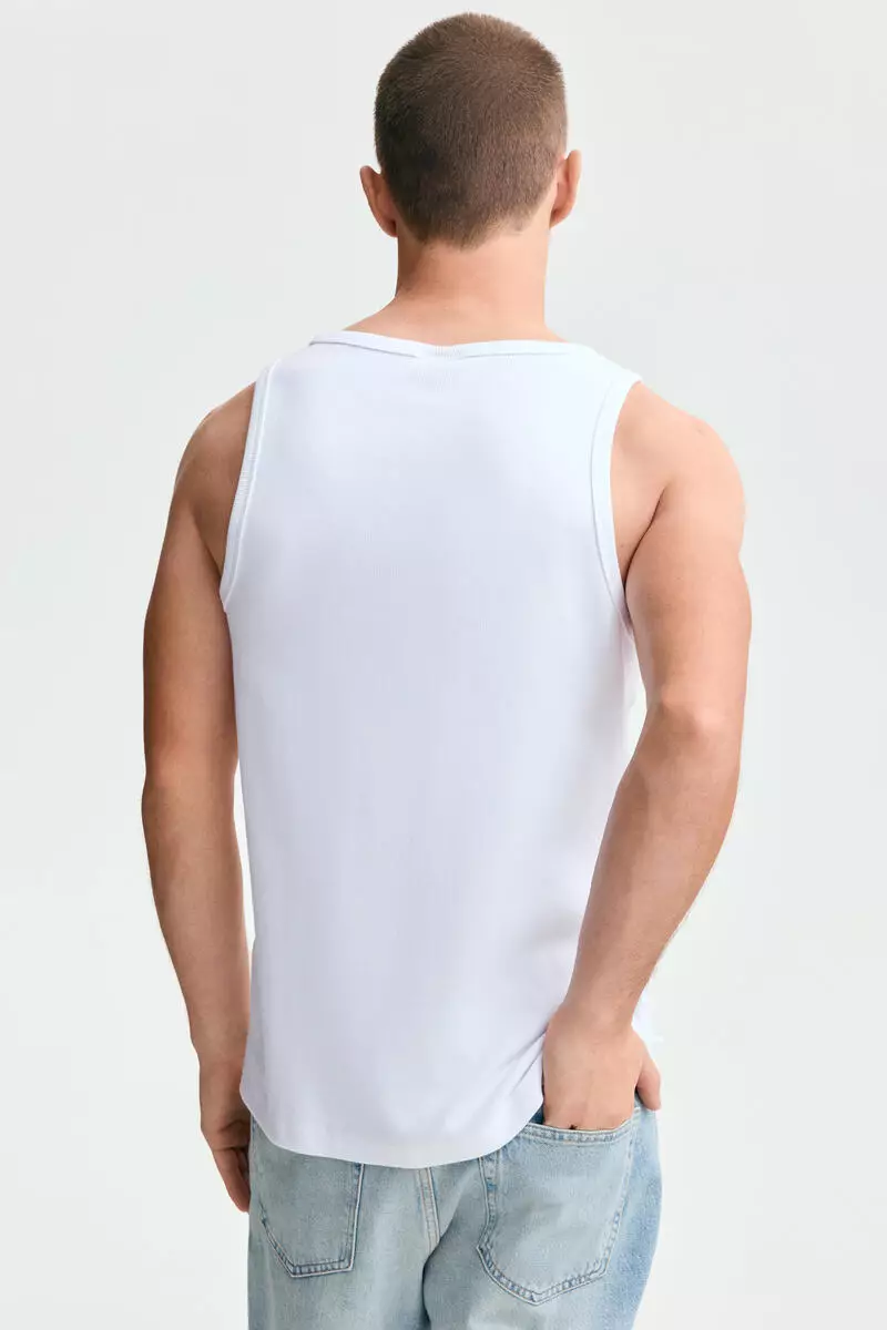 Slim Fit Ribbed vest top