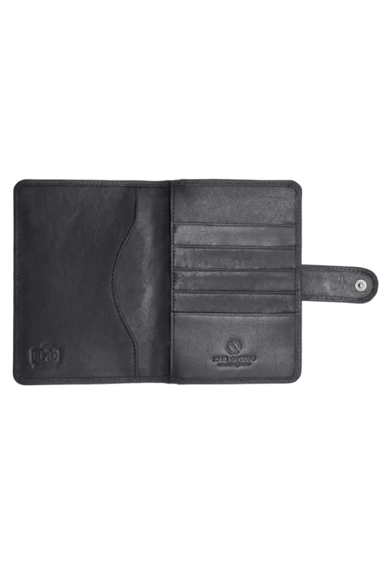 Vegetable Tanned Leather RFID 5 Cards Passport Cover JWC 31055