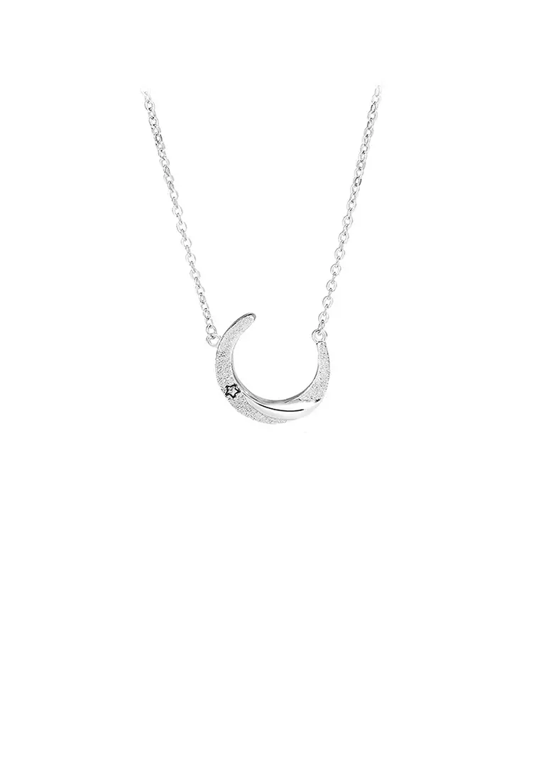 White moon hotsell necklace