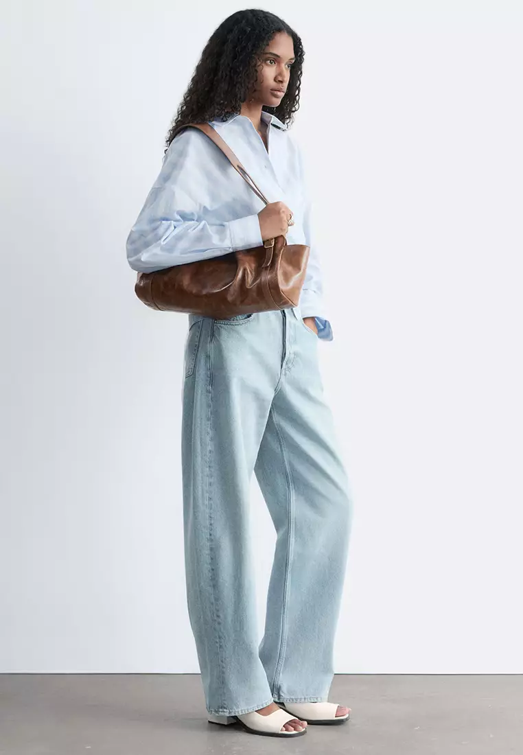 Tie-Waist Cotton Shirt