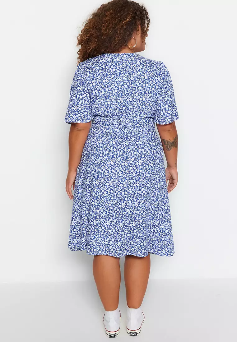 Plus Size Floral Dress