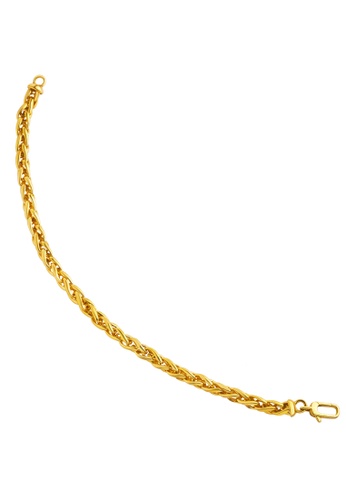 TOMEI TOMEI Twisted Knot Bracelet, Yellow Gold 916 B71DBACAE34682GS_1