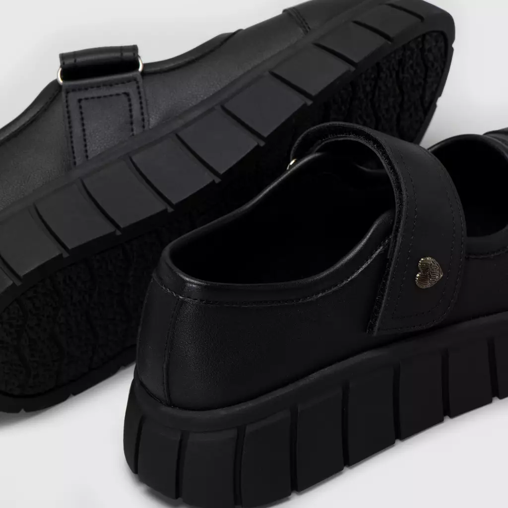 Adorableprojects - Achilla Mary Jane Sneakers Black - Sneakers Wanita