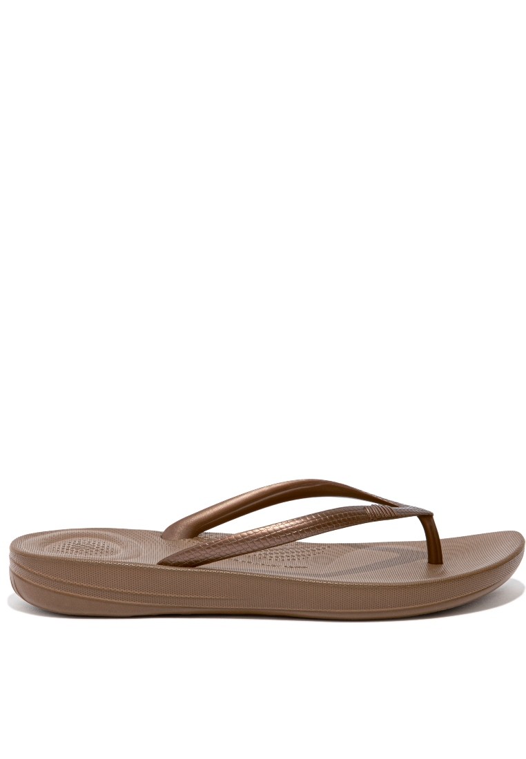FitFlop iQUSHION Women's Ergonomic Flip-Flops - Bronze (E54-012)