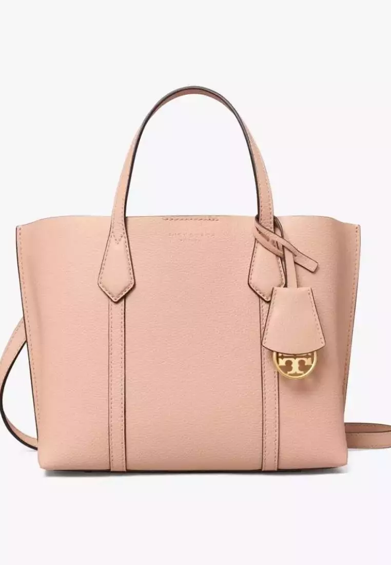 Jual TORY BURCH Tory Burch Perry Triple-Compartment Tote Bag Shell Pink  Original 2023