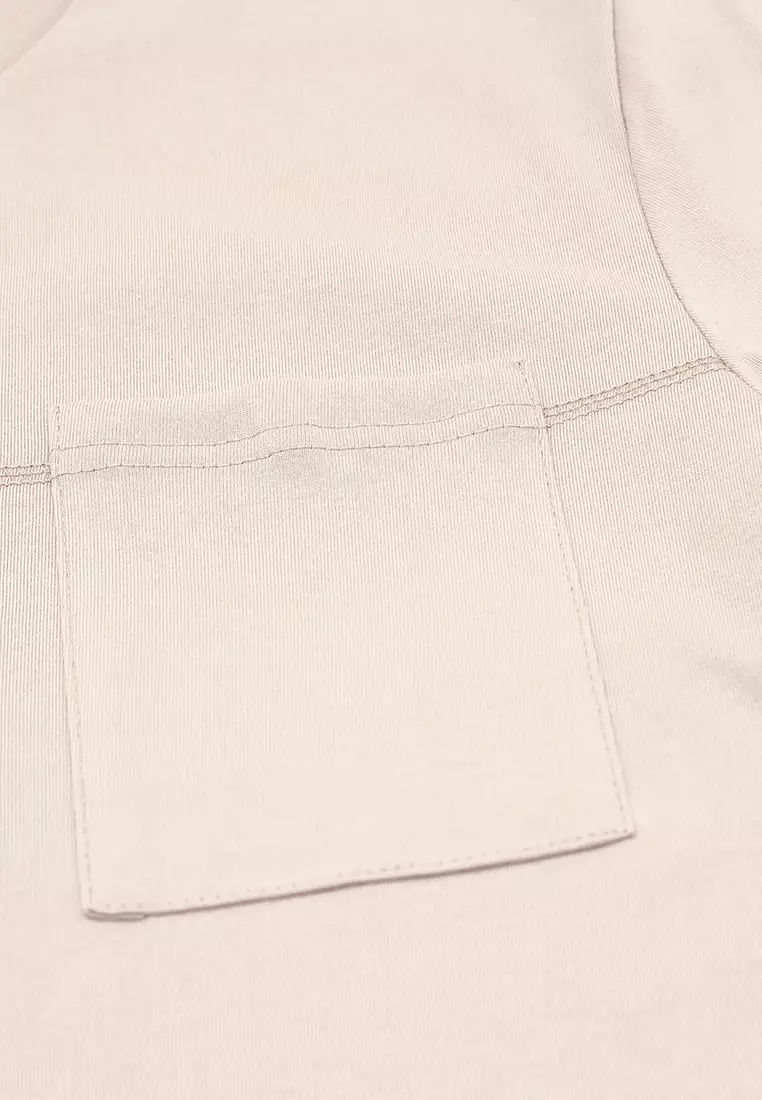 Men's Basic Round Neck T-Shirt with Pocket - Graymorn