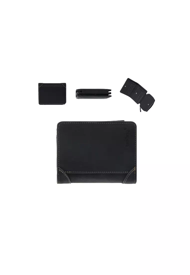Dompet Pria Bahan Kulit PU Leather Premium BAEOS