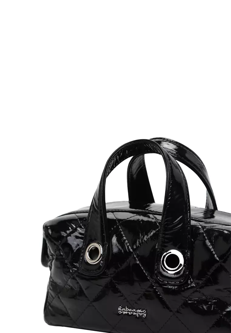 Chain Top Handle Tool Box Bag - Distressed Black