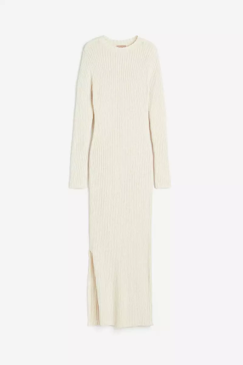 Buy H&M Long rib-knit dress 2026 Online | ZALORA Philippines