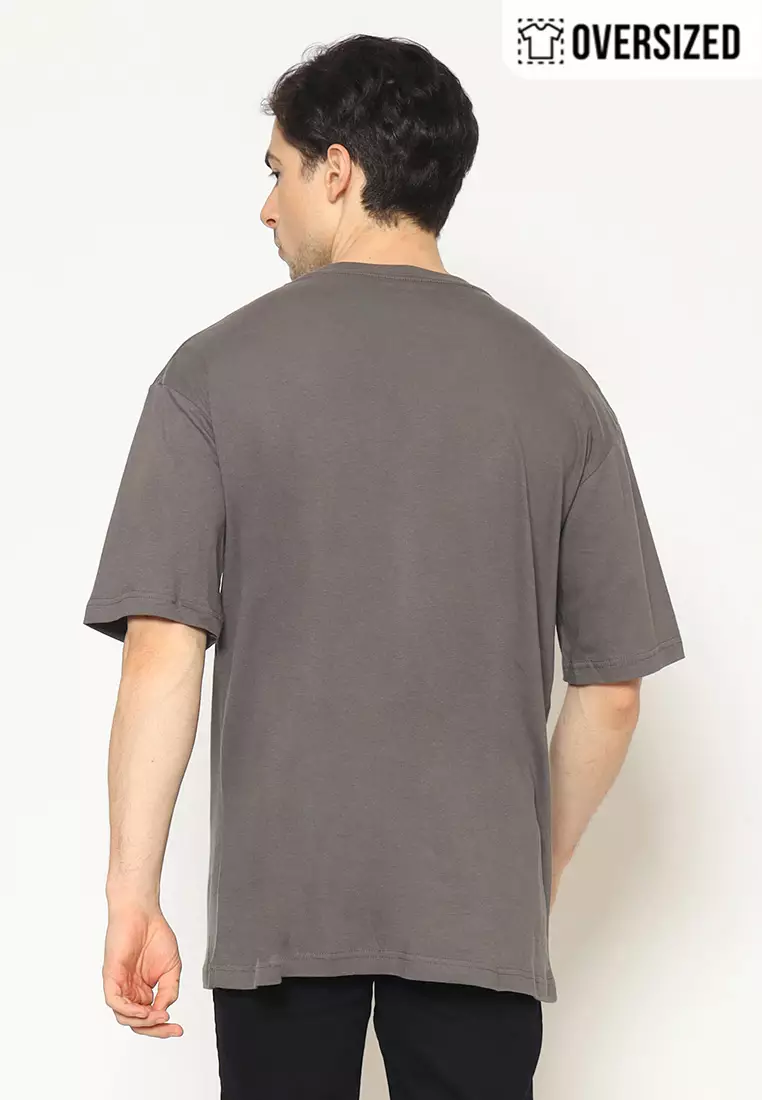 RBJ T-Shirt Cotton Oversized Pria 2079131671