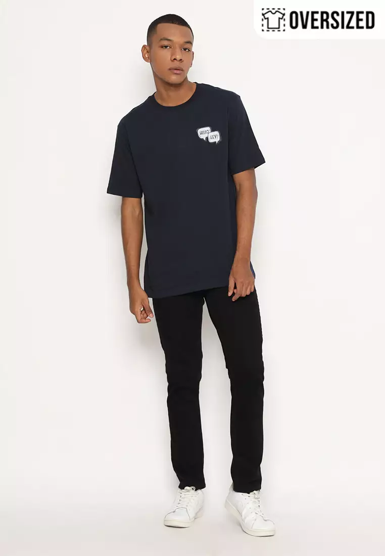 RBJ T-Shirt Cotton Combed Oversized Pria 2079250231