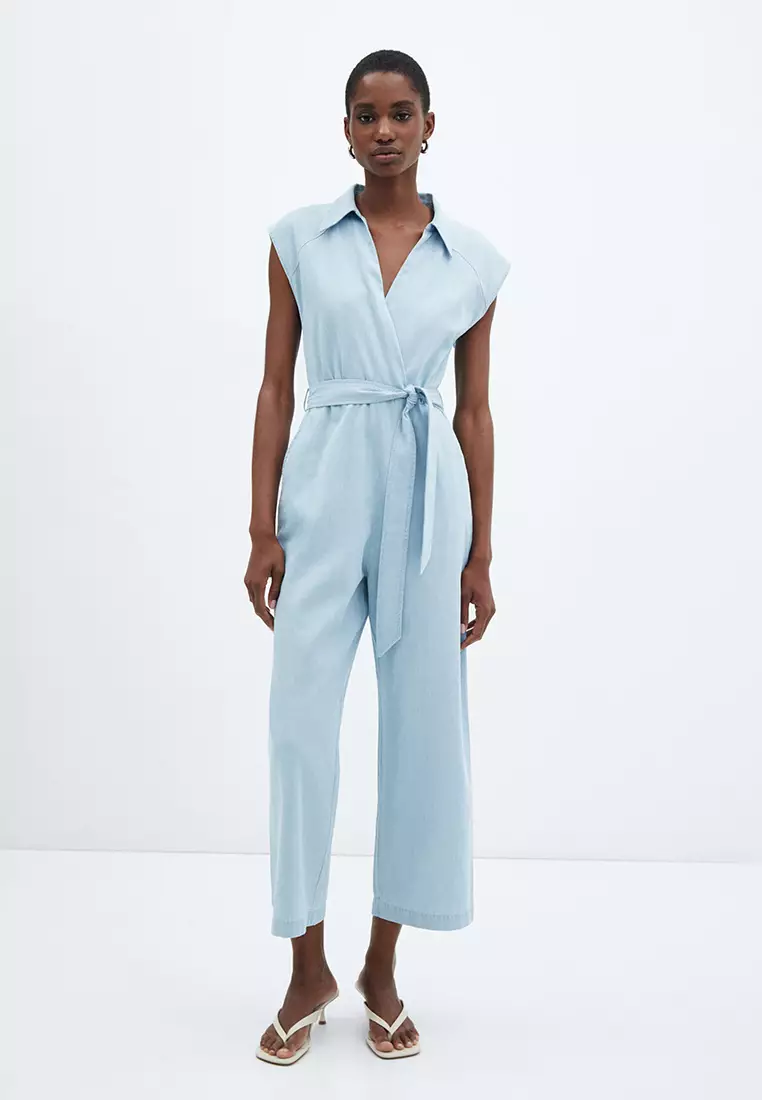 Mango 2025 denim jumpsuit