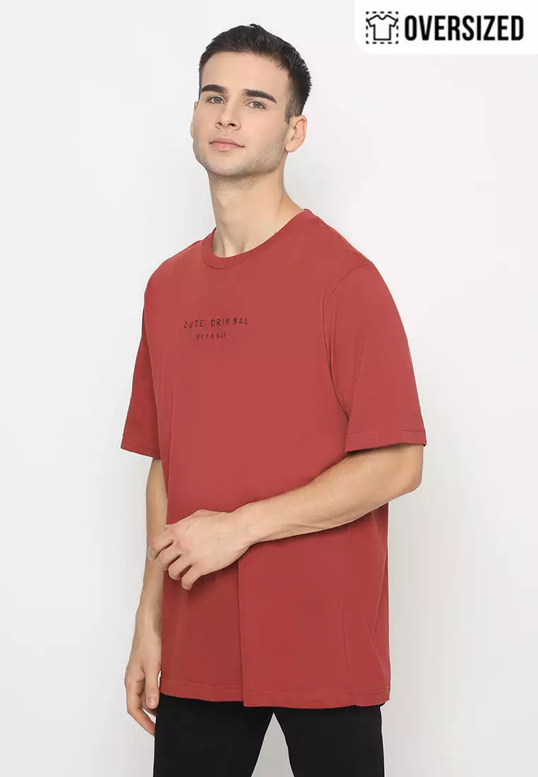 RBJ Unisex T-Shirt Teddy Cotton Combed Oversized Pria 2079350011