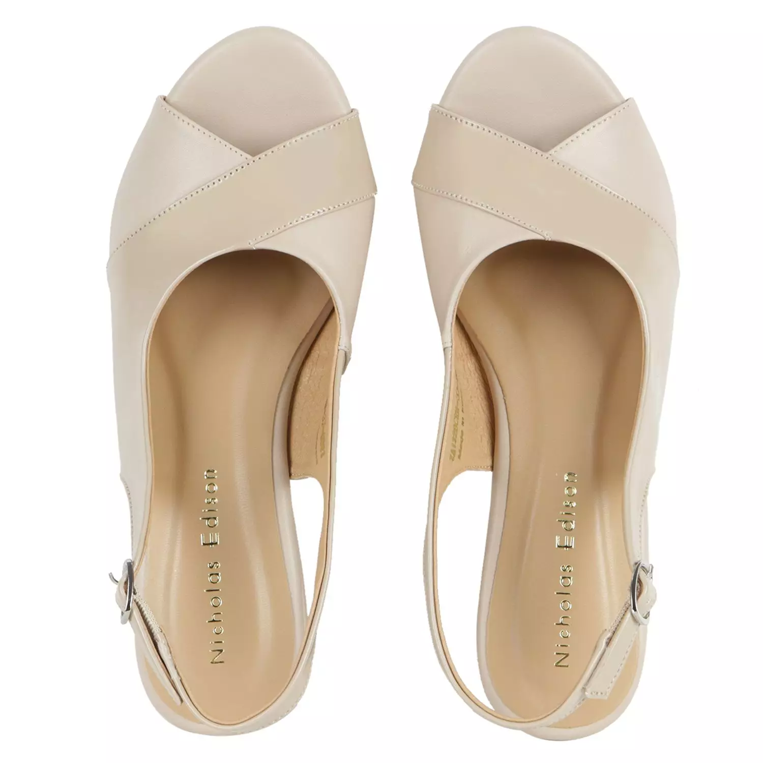 Wedge Megan Cream