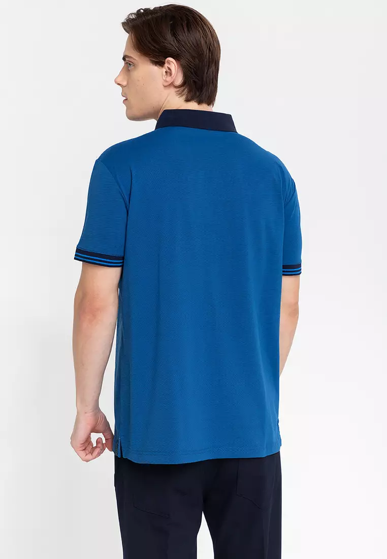 Cvc End on end 3 Button Polo Shirt