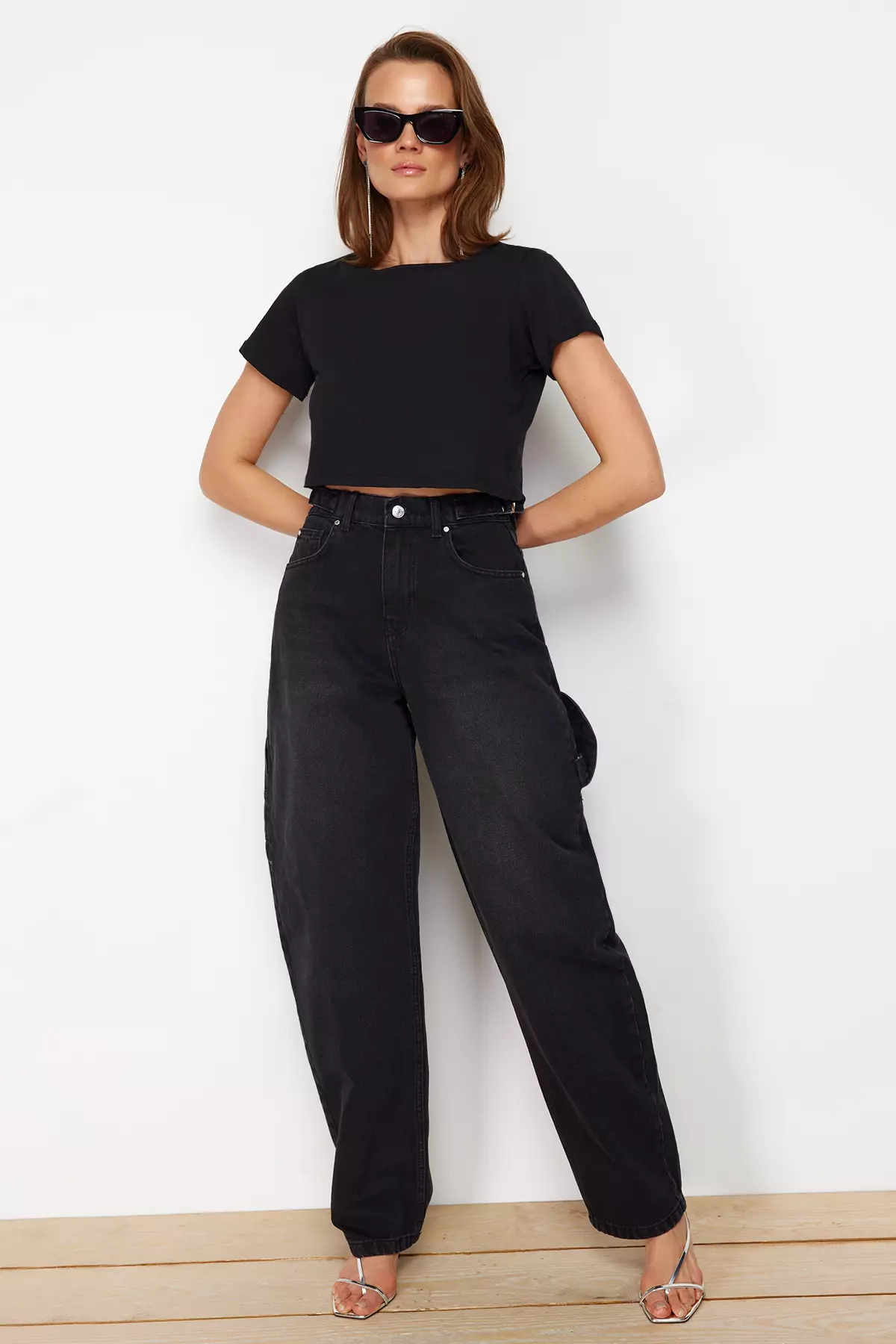 High Waist Loose Jeans